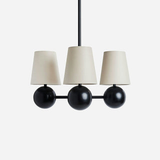Aevuvyj  Prime Élégance Laiton Tissu Métal Lustre