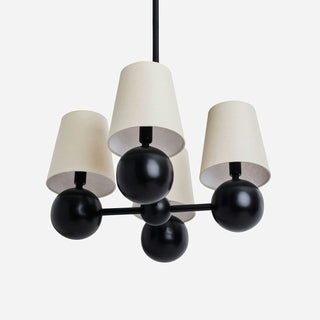 Aevuvyj  Prime Élégance Laiton Tissu Métal Lustre