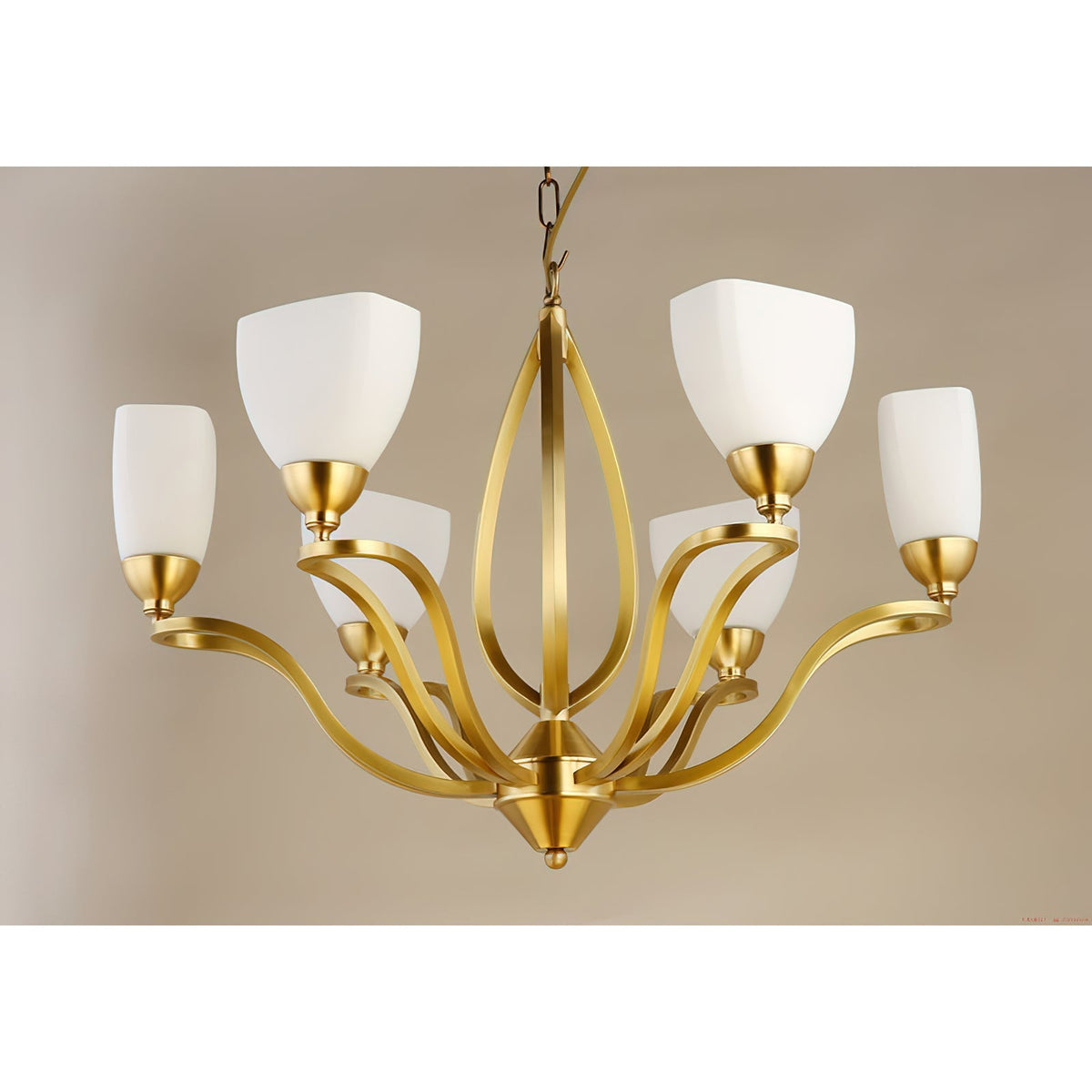 Dvaluvyj Postmodern Luxe Laiton Métal Verre Lustre