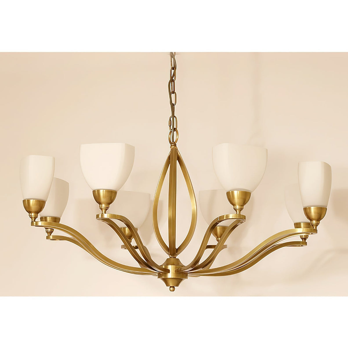 Dvaluvyj Postmodern Luxe Laiton Métal Verre Lustre