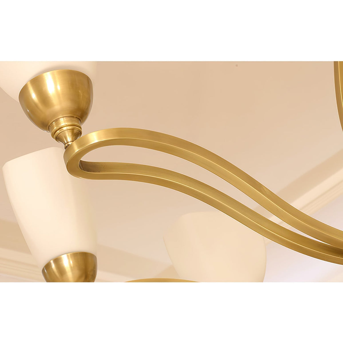Dvaluvyj Postmodern Luxe Laiton Métal Verre Lustre