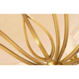 Dvaluvyj Postmodern Luxe Laiton Métal Verre Lustre