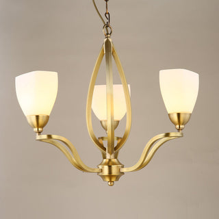 Dvaluvyj Postmodern Luxe Laiton Métal Verre Lustre