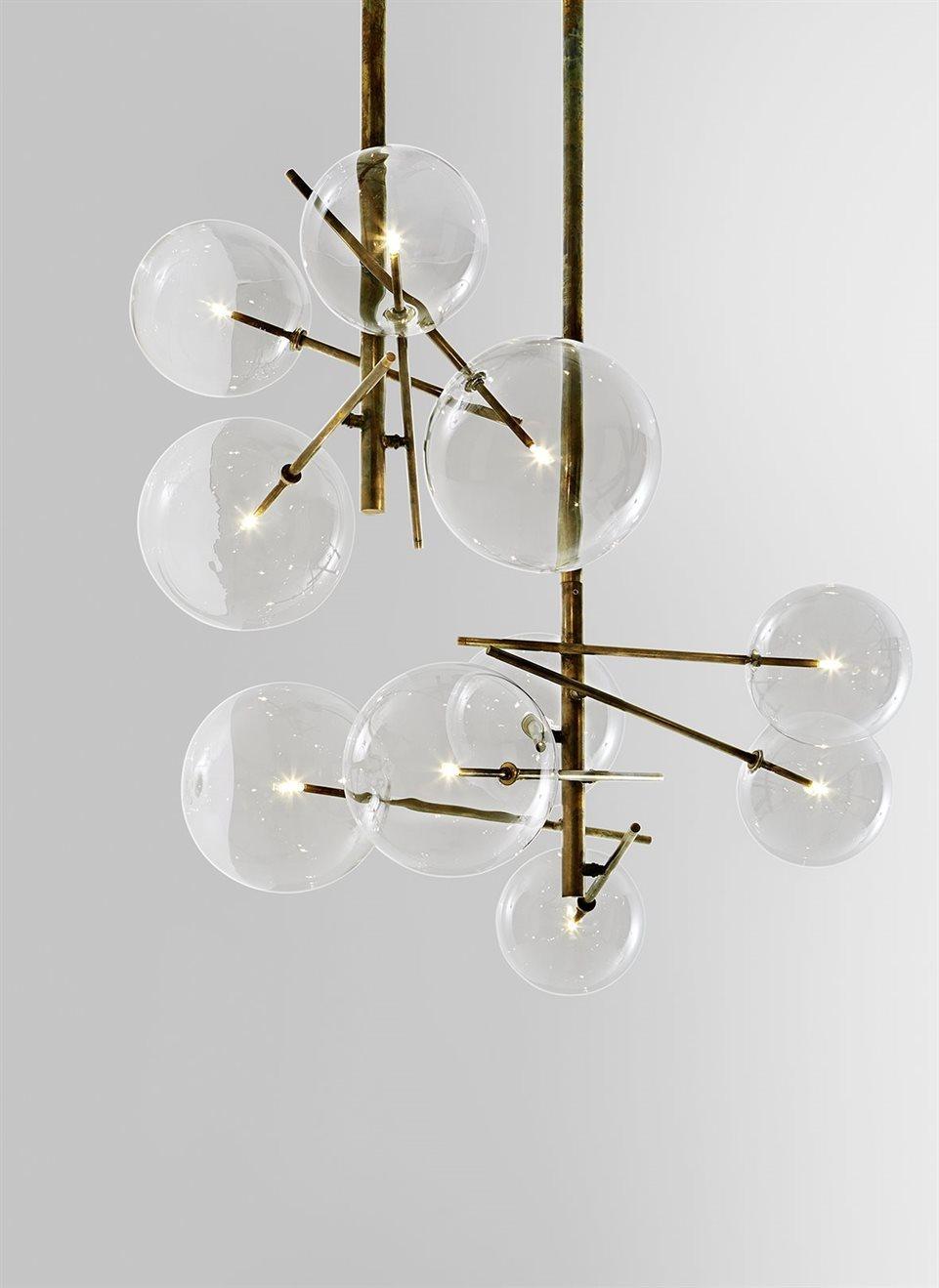 Coretta Lustre LED Cristal Clair