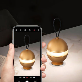 Orbitem Lampe de Table en Aluminium Doré