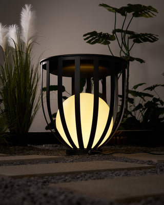 Tera Lampadaire en Acrylique Et Métal