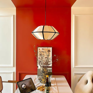 Daphne Lampe suspendue en tissu moderne