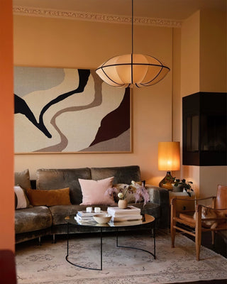 Daphne Lampe suspendue en tissu moderne