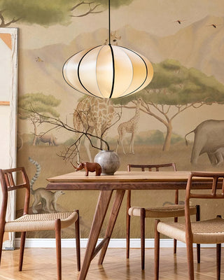 Daphne Lampe suspendue en tissu moderne