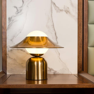 Italon Lampe de Bureau en Laiton Luxe
