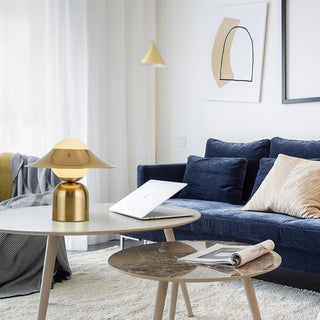 Italon Lampe de Bureau en Laiton Luxe