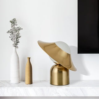 Italon Lampe de Bureau en Laiton Luxe