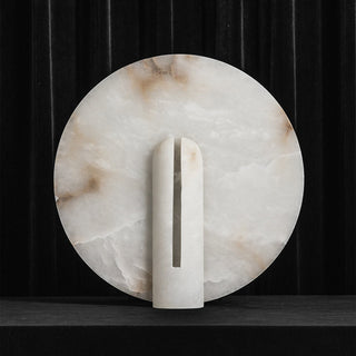 Yavren Lampe de Table en Albâtre