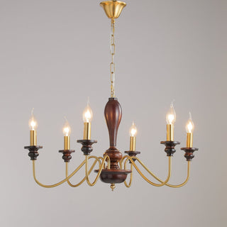 Ilvenan Lustre Vintage Traditionnel Élégant en Bois