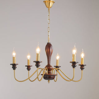 Ilvenan Lustre Vintage Traditionnel Élégant en Bois