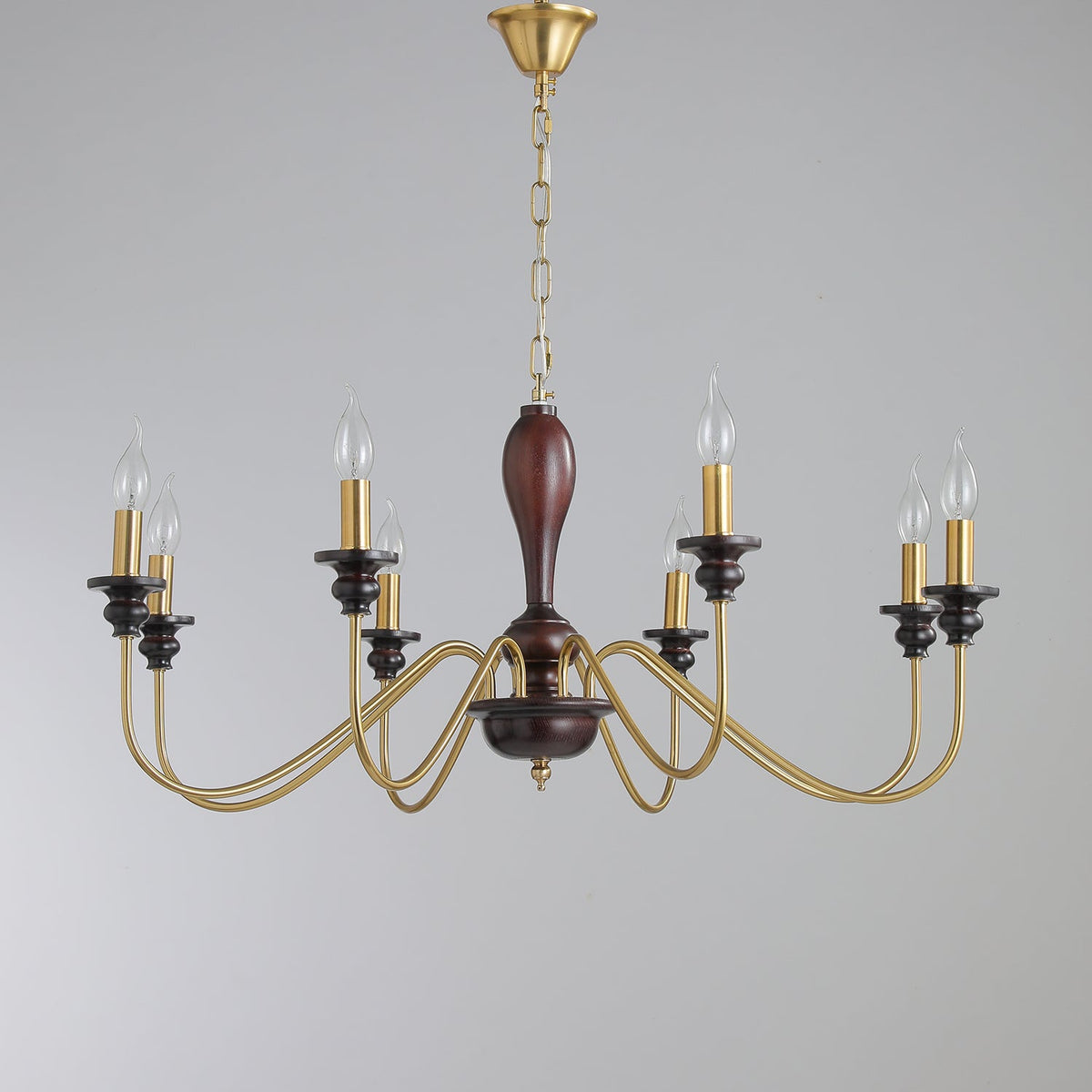 Ilvenan Lustre Vintage Traditionnel Élégant en Bois