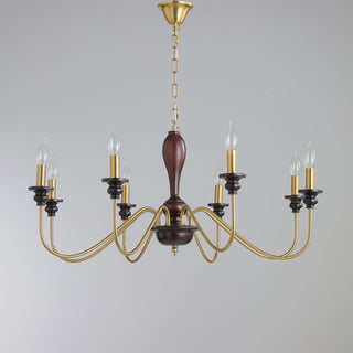 Ilvenan Lustre Vintage Traditionnel Élégant en Bois