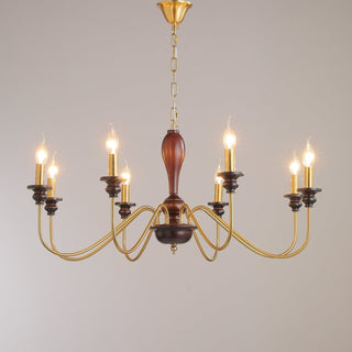 Ilvenan Lustre Vintage Traditionnel Élégant en Bois