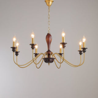Ilvenan Lustre Vintage Traditionnel Élégant en Bois
