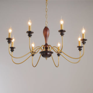 Ilvenan Lustre Vintage Traditionnel Élégant en Bois