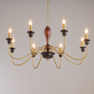 Ilvenan Lustre Vintage Traditionnel Élégant en Bois