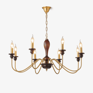 Ilvenan Lustre Vintage Traditionnel Élégant en Bois
