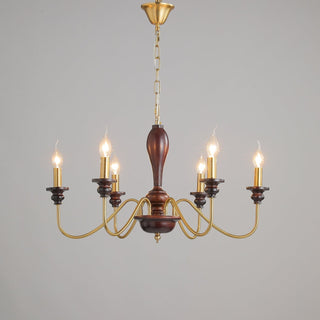 Ilvenan Lustre Vintage Traditionnel Élégant en Bois