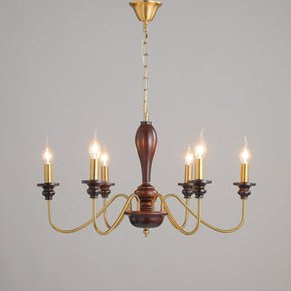 Ilvenan Lustre Vintage Traditionnel Élégant en Bois