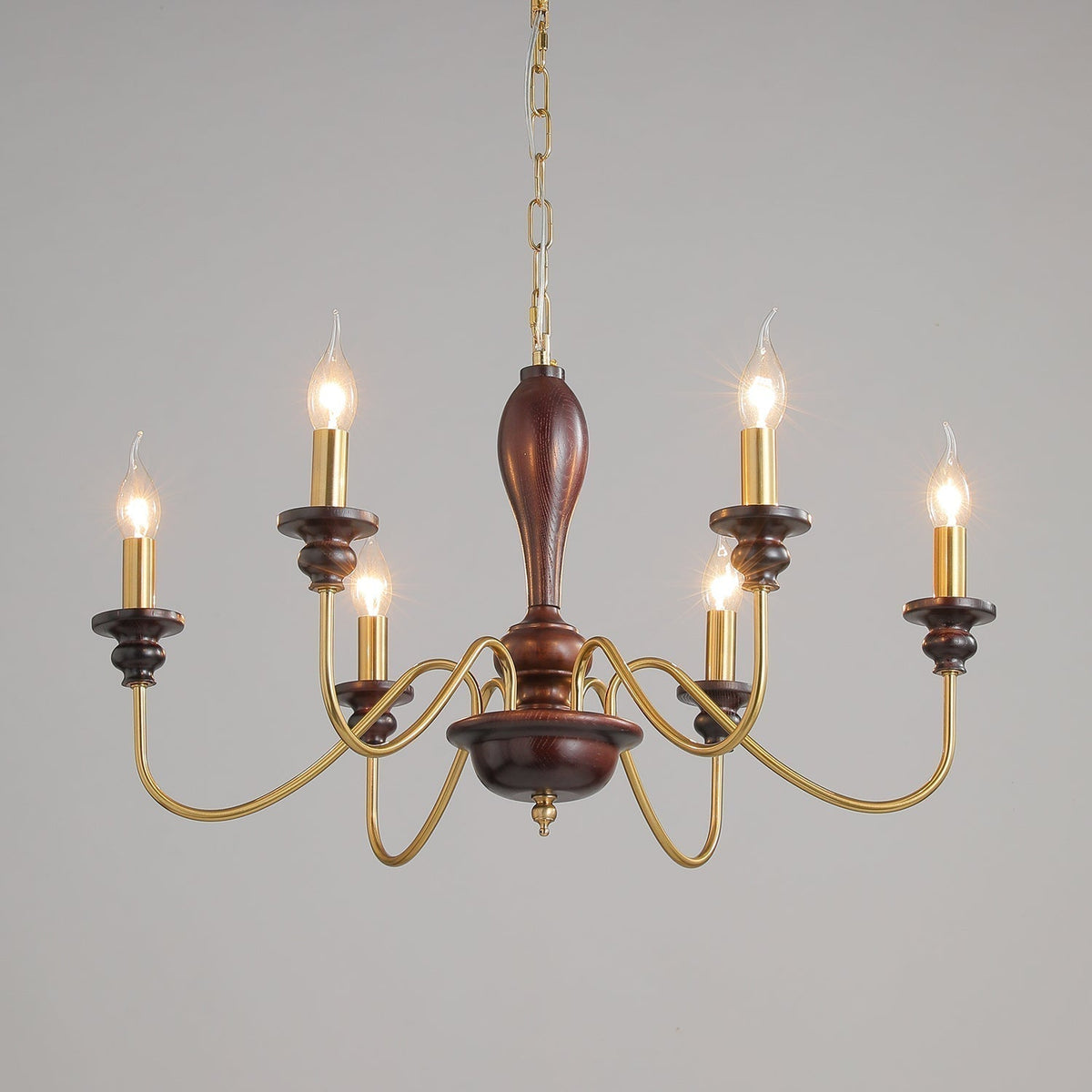 Ilvenan Lustre Vintage Traditionnel Élégant en Bois