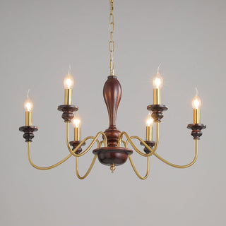 Ilvenan Lustre Vintage Traditionnel Élégant en Bois