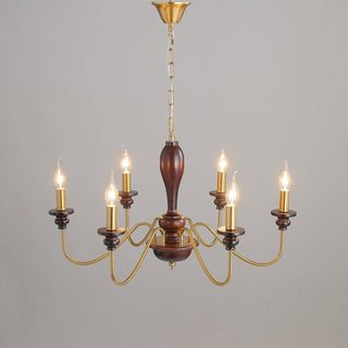Ilvenan Lustre Vintage Traditionnel Élégant en Bois
