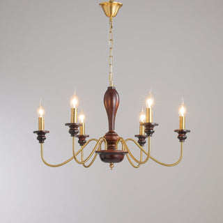 Ilvenan Lustre Vintage Traditionnel Élégant en Bois