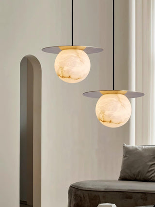Nyvelyra Suspension Sphérique en Albâtre