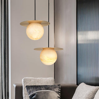 Nyvelyra Suspension Sphérique en Albâtre