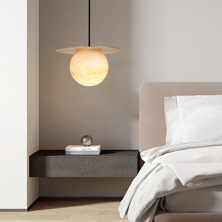 Nyvelyra Suspension Sphérique en Albâtre