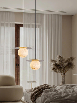 Nyvelyra Suspension Sphérique en Albâtre