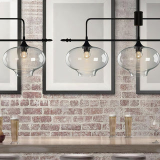 Himinuvyj Moderne Minimaliste Métal Verre Suspension