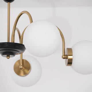 Lustra Lustre Cadre en Tige et Blanc