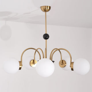Lustra Lustre Cadre en Tige et Blanc