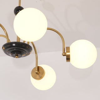 Lustra Lustre Cadre en Tige et Blanc