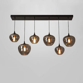 Tevely Suspension Industrielle Chic en Verre