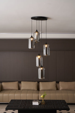 Mirelia Suspension Industrielle en Verre