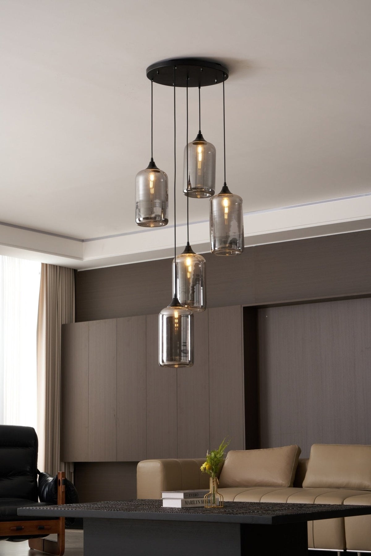Mirelia Suspension Industrielle en Verre
