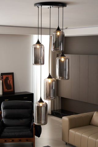 Mirelia Suspension Industrielle en Verre