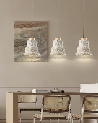 Esilara Suspension en Travertin Empilé