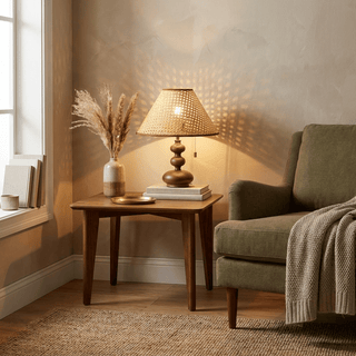 Boule Table Lamp-Neutral Decor