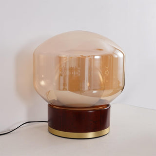 Brinox Lampe de Table en Bois Artistique