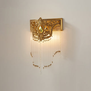 Bow Tie Applique Murale en Cristal Et Verre Doré