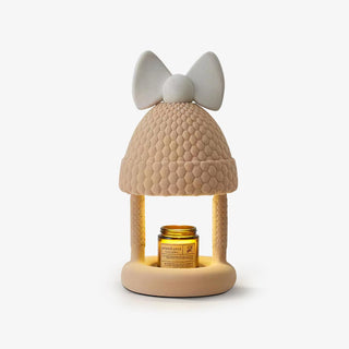 Zarinil Flocked Resin Playful Table Lamp-Neutral Decor