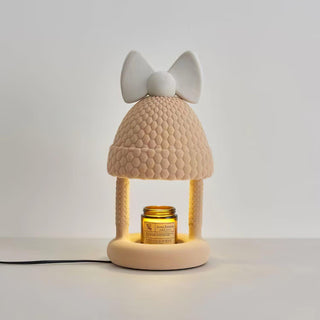 Zarinil Flocked Resin Playful Table Lamp-Neutral Decor
